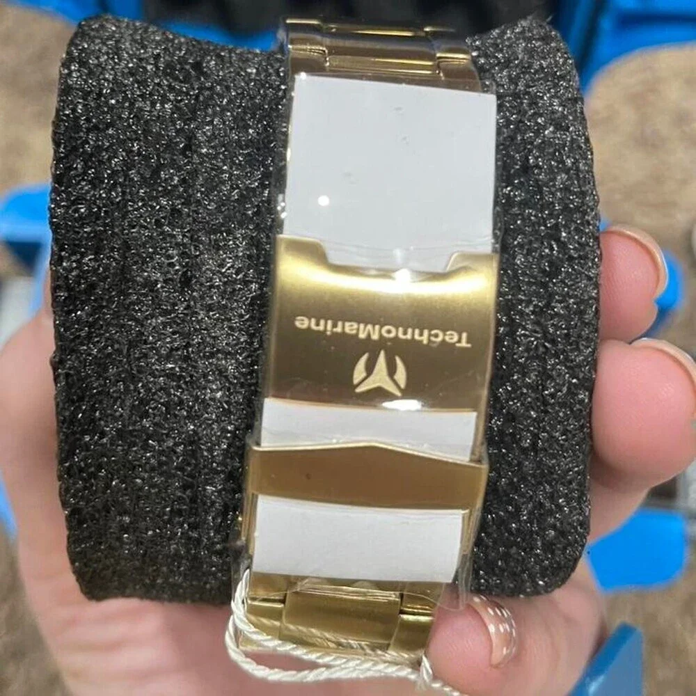 Technomarine Green Gold Watch In 8 Bfa